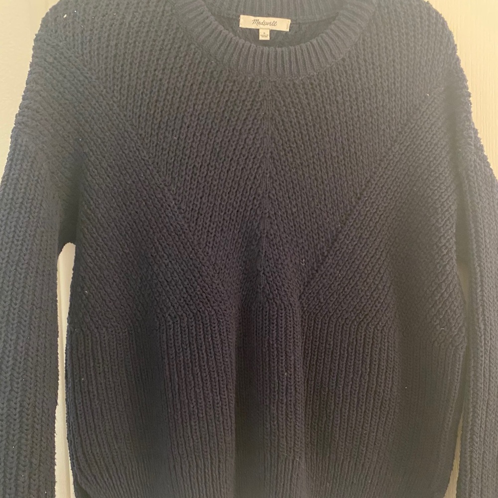 Madewell blue pullover sweater